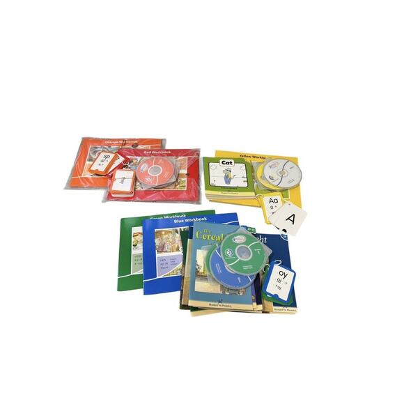 Hooked On Phonics Kindergarten - 2nd Grade Book Lot With CDs INCOMPLETE - Picture 1 of 4